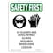 Signmission OSHA Sign, UV Glasses And Latex Nitrile W/ Symbol, 24in X 18in Rigid Plastic, 18" W, 24" H, Portrait OS-SF-P-1824-V-11390 - alternate 1